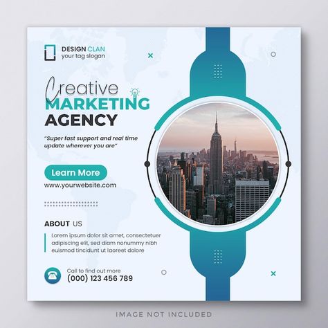 Digital marketing corporate social media... | Premium Psd #Freepik #psd #instagram-flyer #flyer-post #facebook-flyer #template Social Media Poster Design Graphics, Social Media Design Inspiration Layout, Business Post Ideas, Social Media Post Design Templates, Social Media Post Design Ideas, Creative Post Design, Digital Marketing Post, Corporate Social Media Post, Social Media Images Design