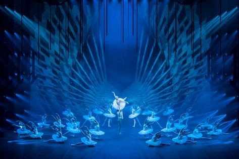 Ballet Stage, Water Performance, Ballet Decor, Green Wall Design, Stage Art, Swan Lake Ballet, The Seagull, Stage Designs, Set Design Theatre