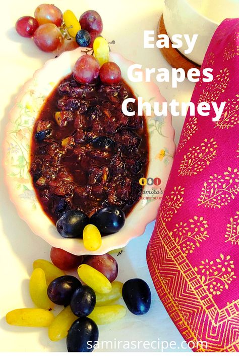 Grape Chutney Recipes, Grape Chutney, Mustard Seeds, Prep Recipes, Chutney Recipes, Easy Peasy, Quick Easy Meals, Chutney, Easy Recipe