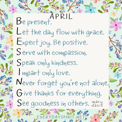 MARCH INTO SPRING - Page 195 - Blogs & Forums April Blessings, New Month Quotes, Happy April, Hello April, Heart Words, Friends Sign, Thanks For Everything, Spiritual Messages, Youre Not Alone