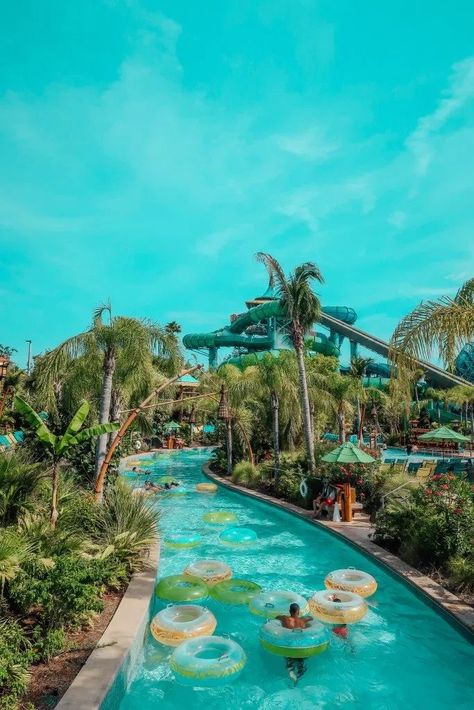 Cabana Bay Beach Resort, Cabana Bay, Water Theme Park, Volcano Bay, Universal Parks, Universal Studio, Orlando Parks, Orlando Travel, Lazy River