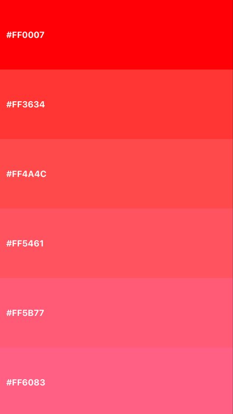 Valentines Color Palette Hex Codes, Valentines Color Palette, Logo Palette, Orange Pink Color, Hex Color Palette, Color Palette Challenge, Color Script, Red Colour Palette, Palette Art