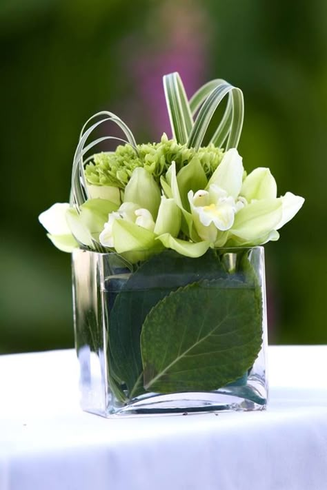 centerpiece Contemporary Flower Arrangements, Modern Floral Arrangements, Small Flower Arrangements, Table Flower Arrangements, Tropical Wedding Flowers, Flower Arrangements Simple, Modern Flower Arrangements, Trendy Flowers, Beautiful Flower Arrangements