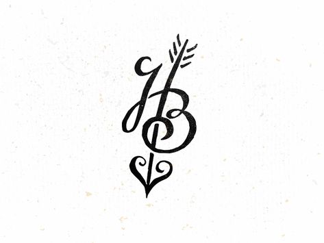 H B Monogram by Mike Bruner Name Tattoo Placements, Geometric Tattoo Stencil, Medical Branding, Geometric Tattoo Sleeve Designs, Delicate Tattoos For Women, Crazy Pics, Name Tattoos On Wrist, J Tattoo, H Tattoo