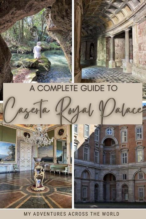 Are you traveling to Naples? Make sure to visit Caserta Royal Palace! Read this post to discover everything you need to know about the Reggia di Caserta and plan your visit | Caserta Royal Palace Italy via @clautavani Royal Palace Of Caserta, Caserta Palace, Caserta Italy, Rich House, Oceania Travel, Central America Travel, Sardinia Italy, Italy Map, Italy Trip