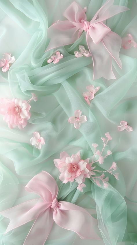 Pink Mint Aesthetic, Pink And Mint Aesthetic, Pink And Green Baby Shower Ideas, Pink And Green Aesthetic, Mint Green And Pink, Free Android Wallpaper, Mint Aesthetic, Galaxy Wallpaper Iphone, Green Baby Shower