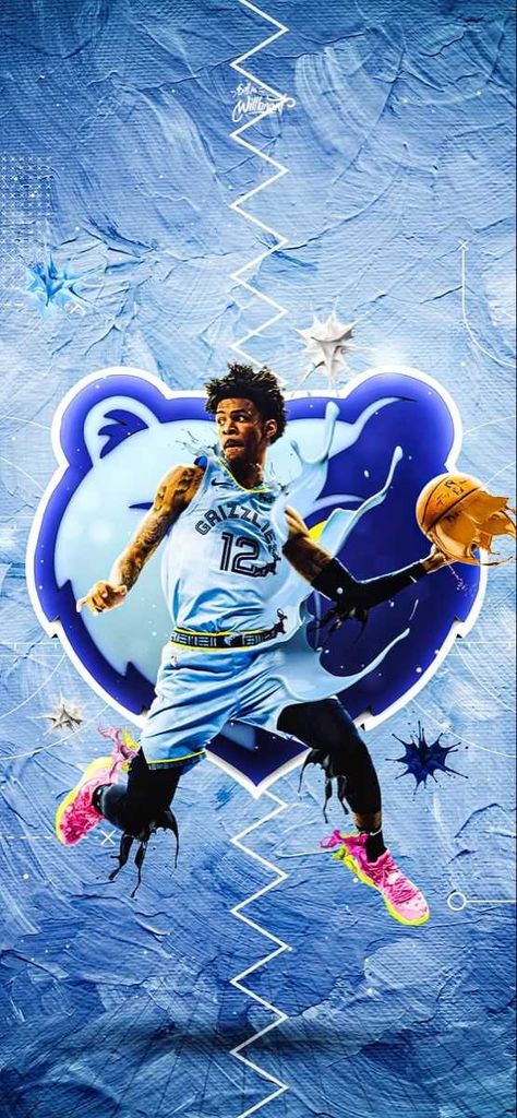 Cool stuff nothing inappropriate Ja Morant Dunk Wallpaper, Ja Morant Dunk, Dunk Wallpaper, Wallpaper Nba, Ja Morant Style, Mvp Basketball, Nba Artwork, Nba Warriors, Nba Funny