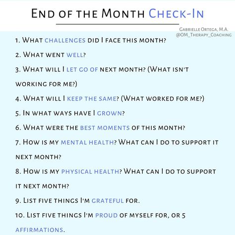 End Of The Week Check In, Monthly Check In, Check In Questions, Planner Content, The Close, Group Therapy, Goal Quotes, Journal Writing Prompts, Mindfulness Journal