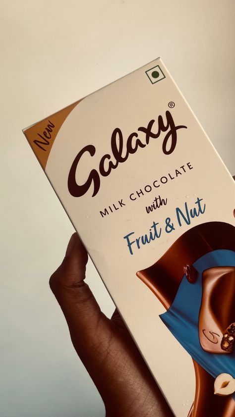 Galaxy Chocolate Aesthetic, Crispello Chocolate Snap, Chocolate Snap Story, Chocolates Snaps, Chocolate Snap, Skincare For Combination Skin, Galaxy Chocolate, Aesthetic Objects, Clever Captions For Instagram