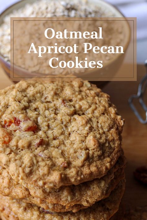 Dried Apricot Cookies, Apricot Oatmeal Cookies, Dried Apricot Cookies Recipe, Recipe Using Dried Apricots, Apricots Recipes, Apricot Cookies Recipe, Apricot Oatmeal, Apricot Cookies, Banana Cookies Healthy