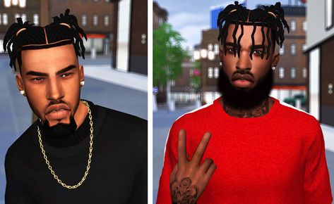 Lil Zaddy DreadsTeen - Elder Male5 SwatchesHat CompatibleDisallowed for RandomCustom Thumbnail100% Ebonix Made100% Ebonix SlayedDownloadSimfileshareOnedriveWan Sims 4 Urban Cc, Sims 4 Urban, Cc Makeup, Sims 4 Hair Male, Sims 4 Black Hair, Unapologetically Black, Goddess Locs, Sims 4 Cc Packs, Sims Hair