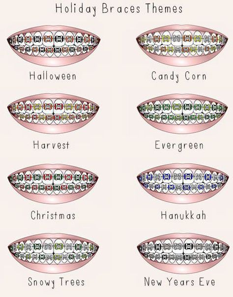 braces colors | Holiday Braces Color Ideas!!: Braces Teeth Colors, Braces Colors… Holiday Braces Colors, Braces Colors For Christmas, Braces Combination Colors, Dental Braces Colors, Braces Colors Combinations, Invisible Teeth Braces, Braces Ideas, Braces Bands, Cute Braces Colors