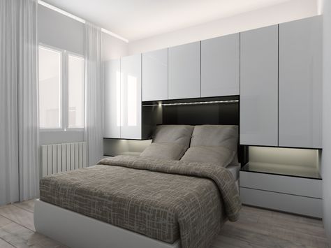 Habitación apartamento, Toledo Bedroom Built Ins, Dressing Design, Bedroom Closet Storage, Small Apartment Bedrooms, No Closet Solutions, Apartment Bedroom Decor, Trendy Bedroom, Bedroom Wardrobe, Small Room Bedroom