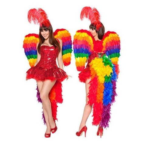 Scarlet Macaw costume Parrot Costume, Fancy Dress Halloween Costumes, Burlesque Costumes, Hallowen Costume, Animal Costumes, Costumes For Sale, Adult Halloween Costumes, Halloween Costumes For Girls, Fancy Dress Costumes