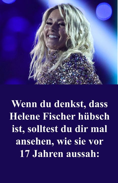 Helene Fischer kennt ja heutzutage jeder, aber wie sie früher aussah, weiß komischerweise kaum jemand! Vor allem ihr Style hat sich verändert: #helene #fischer #verändert #früher Stars, Pins, Quick Saves