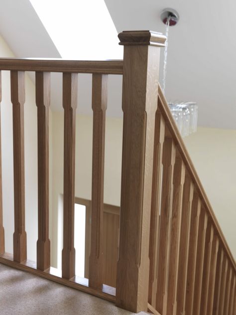 Staircase Spindles Wooden, Staircase Spindle Ideas, Stair Spindle Ideas, Spindles Stairs, Banister Spindles, Wooden Staircase Railing, Stairs And Hallway Ideas, Stairway Ideas, Staircase Spindles