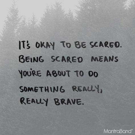 "It's okay to be scared..." ***Brought to you by @LoveCityArts. Follow for more inspiration, events, support and more. #BeTheChange #ShareTheLove #LoveCityArts*** Afraid Quotes, Scared Quotes, Wonderful Quotes, Graduation Quotes, Senior Quotes, Year Quotes, It's Okay, Be Brave, Life Coaching