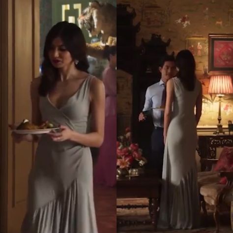 Old Money Gown Dress, Astrid Leong Outfits, Astrid Leong Aesthetic, Old Money Gown, Crazy Rich Asians Outfits, Crazy Rich Asians Aesthetic, Astrid Leong, Chan Aesthetic, Marvel Outfits