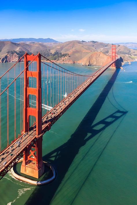 Golden Bridge San Francisco, Golden State Bridge, San Francisco Photography, Golden Bridge, San Francisco Photos, San Francisco Golden Gate Bridge, City Photography, Gorgeous View, Civil Engineering