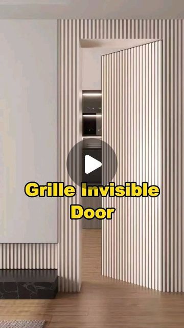 Harmercoverings on Instagram: "Grill invisible door 
#wallpanel #buildingmaterials #bamboocharcoal #wallplate #wallboard #walldecoration #harmercoverings #aleadtrend #aleadhome #highendcustom #highendbuildingmaterial #highendbuildingmaterials #highendprojects #newtrendmaterial #newtrendmaterials #latestdesignmaterials #latestdesignmaterial #designelements #designelement #populardesign #populardesigns" Secret Door In Panelling, Master Bedrooms Hidden Door, Secret Doors Ideas, Secret Door Magnetic, Modern Hidden Doors In Wall Panel, Soss Hinge Hidden Door, Invisible Doors, Ad Home, Secret Door