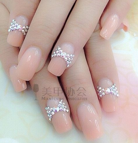 Nail Extensions Acrylic, Stone Nail Art, Art Deco Nails, Work Nails, Nail Art Hacks, Stone Work, Nail Extensions, Creative Nails, Stone Design