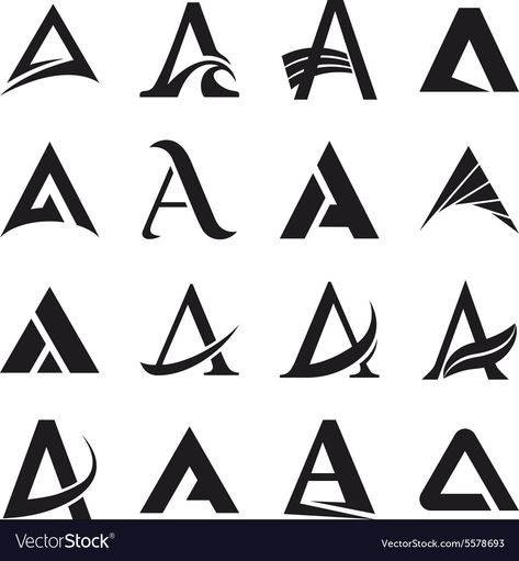 Symbols For Letters, A Symbol Logo, Symbols Alphabet, Alphabet Logo Design, Ultraman Dyna, Elements Symbols, Letter A Logo, Clever Logo Design, Fantasy Logo