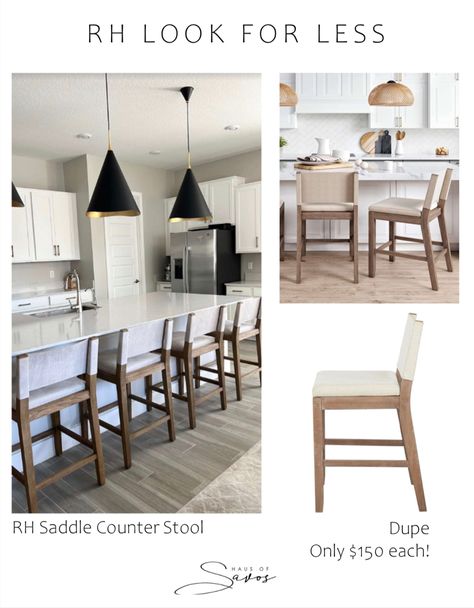 Nathan James Bar Stool, Nathan James Counter Stool, Low Profile Bar Stools, Home Decor Ideas Kitchen Modern, Organic Modern Transitional, Transitional Counter Stools, Modern Transitional Kitchen, Modern Kitchen Stools, Transitional Kitchen Ideas