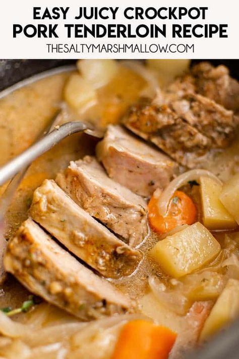 Pork Loin Potatoes Crock Pot, Pork Tenderloin Roast Crock Pot Recipes, Slow Cook Pork Tenderloin Crock Pots, Smothered Pork Loin Crock Pot, Pork Tender Loin Crock Pot Recipes, Slow Cooker Recipes Pork Tenderloin, Bbq Pork Tenderloin Recipes In Crockpot, Creamy Pork Tenderloin Recipes In Crockpot, Pork Tenderloin Crock Pot Recipes Easy