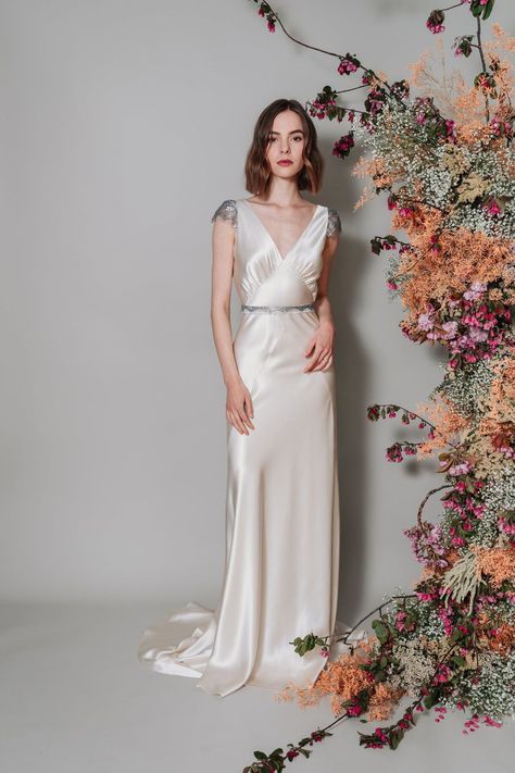 1930s Glamour, Silk Wedding Dresses, Kate Made, Vintage Inspired Wedding Gown, 1930s Wedding, Silk Wedding Gown, Bridal Nightwear, Satin Gowns, Bias Cut Dress