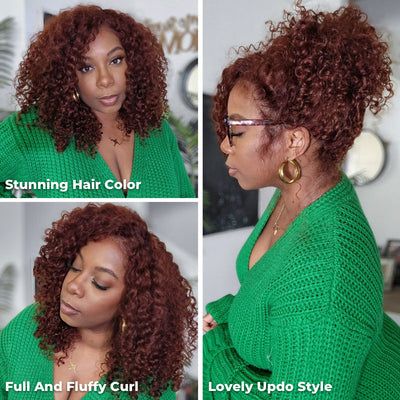 Jerry Curl, Curly Human Hair Wig, Curly Lace Front Wigs, Wig Lace, Hair Flip, Body Wave Hair, Red Head, Lace Closure Wig, Frontal Wig