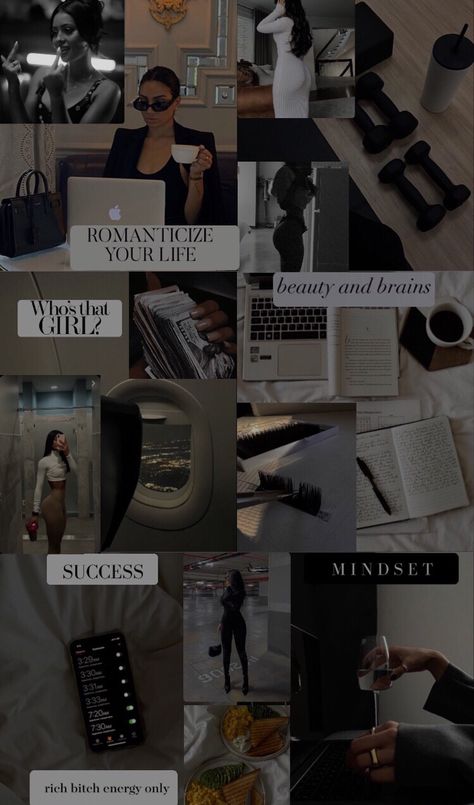 Aesthetic Buissnes, Successful Wallpaper Aesthetic, Buissnes Woman Aesthetic, Successful Women Aesthetic Wallpaper, Entrepreneur Vision Board, Business Woman Vibes, Successful Women Aesthetic, Manifestation Wallpaper, Vision Board Collage