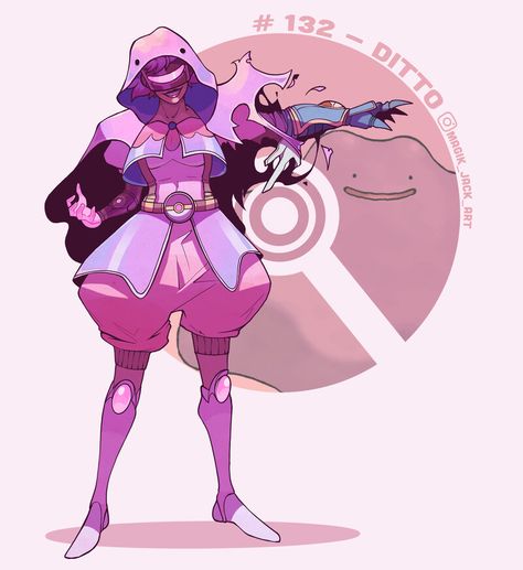 Mecha Pokemon, Fantasy Equipment, Jack Burke, Pokemon Ditto, Pokemon Human Form, Gijinka Pokemon, Pokemon Rpg, Pokemon Costumes, Pokemon Fusion Art