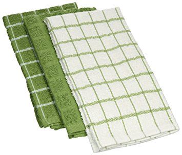 Amazon.com: Ritz Terry Cotton Kitchen Dish Towels, Federal Blue, 3-Pack:  Home & Kitchen Kitchen Accessories Storage, Washing Your Hands, Dobby Weave, Kitchen Dish Towel, Check Design, Towel Kitchen, Tabletop Accessories, Towel Collection, Kitchen Towel Set