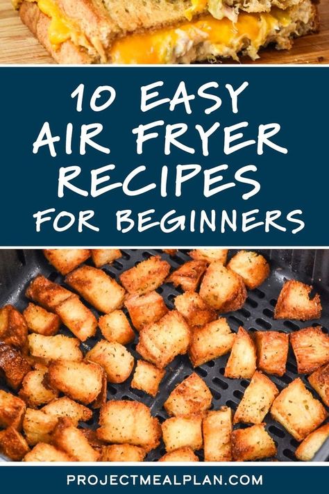 Here are 10 Easy Air Fryer Recipes for Beginners to try! Whether you just got your first air fryer or you’re a longtime user looking for some new recipes, this list is for you! These simple recipes will be added to your air fryer rotation in no time! Cheap Air Fryer, Air Fryer Recipes For Beginners, Quick Dinner Options, Air Fryer Meals, Recipes For Chicken, Easy Air Fryer Recipes, Restaurant Appetizers, Simple Dishes, Acorn Squash Recipes