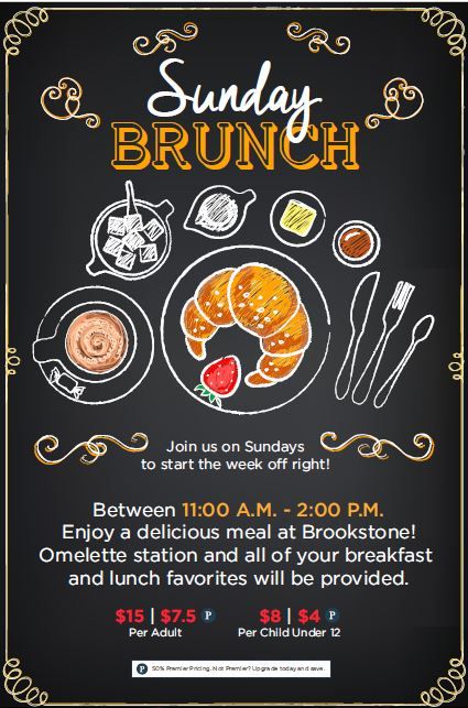 Sunday Brunch event flyer poster template Brunch Flyer, Brunch Event, Restaurant Design Inspiration, Restaurant Advertising, Restaurant Poster, Breakfast Specials, Brunch Restaurants, Restaurant Flyer, Event Poster Design