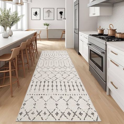 Amazon.com: Deerly Kitchen Runner Rug 2'6''x8' Rug Runners for Hallways Soft Non Slip, Washable Rug Runner Boho Moroccan Neutral Long Rug Floor Carpet for Hallway Entryway Laundry Indoor, Light Brown : Home & Kitchen Entryway Laundry, Laundry Bedroom, Neutral Area Rug, Rug For Kitchen, Farmhouse Boho, Kitchen Runner Rug, Kitchen Entryway, Hallway Runner Rug, Distressed Rug