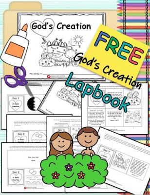 Homegrown Hearts and Minds: FREE God's Creation Lapbook Bible Lapbooks Free Printables, Creation Lapbook, Lapbook Templates Free, Lapbooks Free, Bible Lapbook, Lap Book Templates, Creation Of The World, Life Application Study Bible, Lap Books