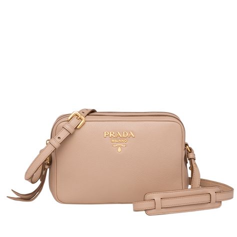 Prada Calf Leather Camera Bag CAMEO BEIGE Iphone Bag, Bag Prada, Leather Camera Bag, Prada Bags, Prada Leather, Crossbody Wallet, Prada Handbags, Designer Shoulder Bags, Shoulder Messenger Bag