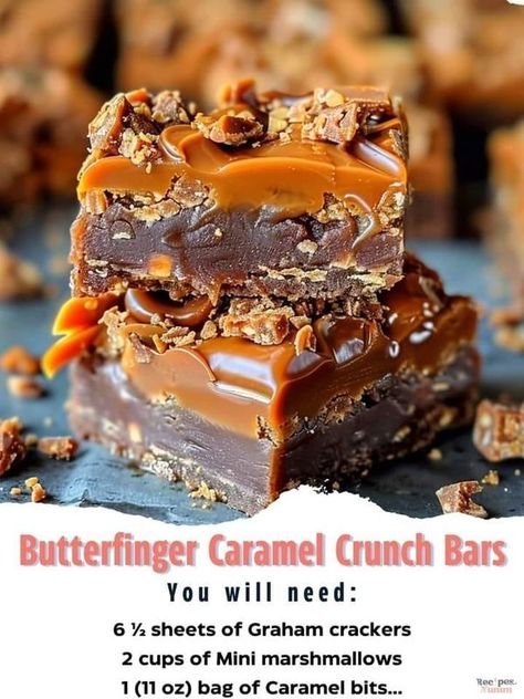 Carmel Chocolate, Butterfinger Candy, Juicy Turkey, Crunch Bars, Caramel Bits, Caramel Crunch, Gooey Caramel, Caramel Bars, Crunch Bar