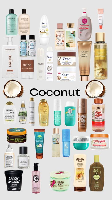 Coconut Smell, Coconut Oil Mask, Coconut Perfume, Mask Skincare, Body Hygiene, Basic Skin Care Routine, Shower Skin Care, Body Smells, Beauty And Health