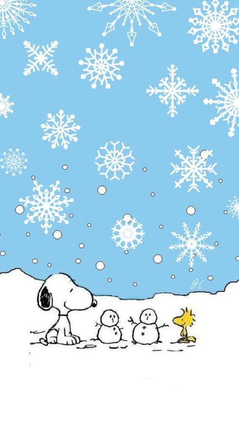 Snoopy Snow, Snoopy New Year, Peanuts Snoopy Comics, Peanuts Wallpaper, Wallpapers Christmas, Snoopy Tattoo, Snowflake Wallpaper, A Charlie Brown Christmas, Snoopy Cartoon