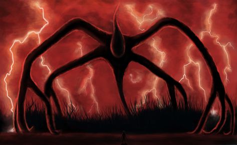 Stranger Things - The Mind Flayer , Brandon Scalf on ArtStation at https://www.artstation.com/artwork/rGDea Mind Flayer Drawing, The Mind Flayer, Shadow Monster, Mind Flayer, Stranger Things 2, The Shadow, The Mind, Stranger Things, Wallpapers