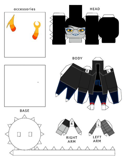 Homestuck Paper Dolls, Homestuck Papercraft, Homestuck Karkat, Homestuck Trolls, Paper Toys Template, Art Template, Cute Comics, Paper Toys, Homestuck