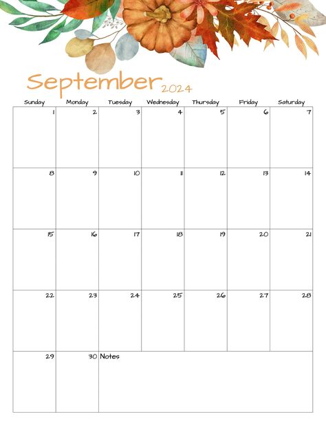 September 2024 Calendar, September Calendar 2024, September Kalender, 2024 Printable Calendar, Portrait Layout, Calendar September, 2024 Printable, Simple Calendar, September Calendar