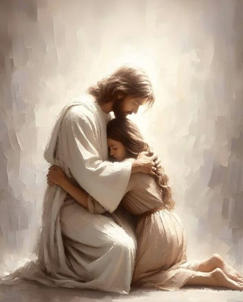 Jesus Hugging, Jesus Photos, Acts Prayer, Heavenly Art, Jesus Love Images, Christ Artwork, Living Hope, Jesus Drawings, Divine Masculine