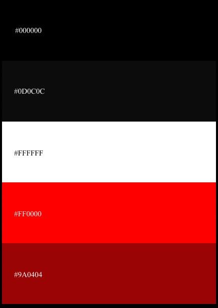 Red Black Grey Colour Palette, Red And Black Pallete, Red Based Color Palette, Netflix Color Palette, Black White Red Gold Color Palette, Red White And Black Color Palette, Red Black And White Color Palette, Color Palette With Red And Black, Red And Black Colour Palette