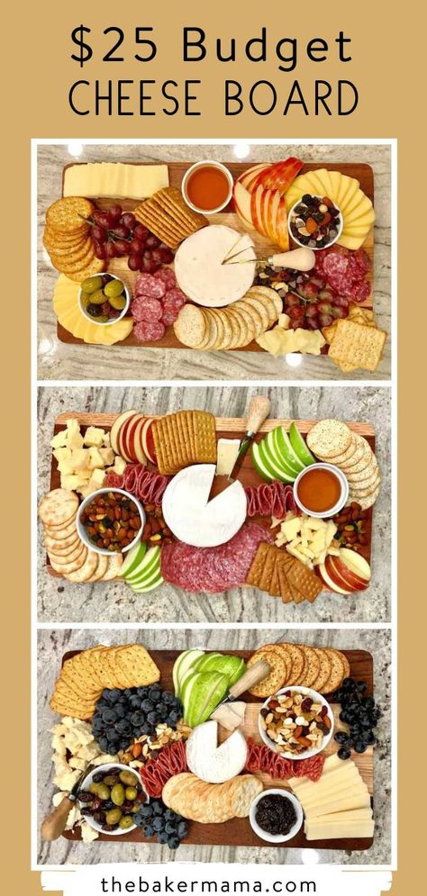 Building a great cheese board doesn’t have to be crazy expensive to look and taste impressive. I’m here to show you how to build a $25 Budget Cheese Board that is beautiful and delicious cheese. You can easily create charcuterie boards on a budget of about $25 with ingredients from either Trader Joe’s, ALDI or Target. Keep in mind, prices vary by location so you might find things more expensive or hopefully cheaper based on where you live. Homemade Cheese Board, How To Build A Cheese Board, Beginner Cheese Board, Budget Cheese Board, Cracker And Cheese Board, Charcuterie How To Build, Creating A Charcuterie Board, Diy Snack Board, How To Make A Cheese Board Easy