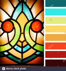 Glass Color Palette, Art Deco Color Palette, Art Deco Color, Complimentary Colors, Glass Color, Drawing Videos, Simple Doodles, Stained Glass Art, Color Swatches