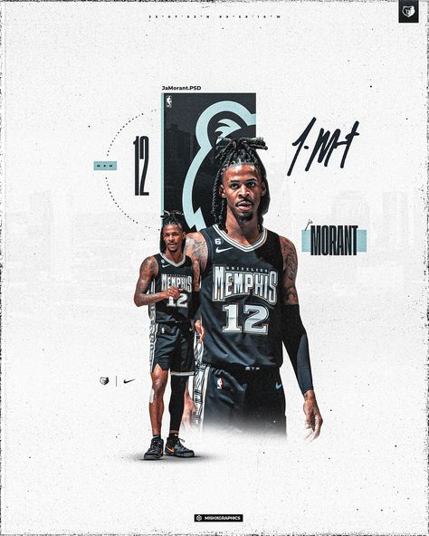 Ja Morant Edit, Ja Morant Style, Dallas Mavericks Basketball, Mavericks Basketball, Nba Basketball Art, Sports Design Inspiration, Sport Poster Design, Basketball Wallpaper, Nba Pictures