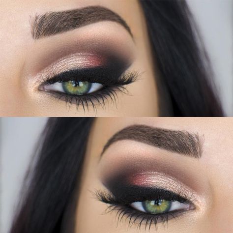 Makeup Cantik, Make Up Designs, Eyeliner Tips, Pretty Eye Makeup, Makeup Looks For Green Eyes, Makeup Shades, Cat Eye Makeup, Beauty Make-up, Makijaż Smokey Eye